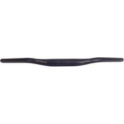 Zwart gesandstraald Ergotec Ladytown stadsfietsstuur, 31,8 mm diameter, 620 mm lengte, 16 mm rise, voor damesfietsen