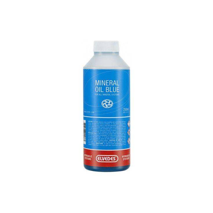 Elvedes Mineraalolie Universeel remolie in blauwe fles, 250 ml, geschikt voor smeer- en onderhoudsgebruik op diverse machines
