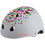 Polisport Urban Radical fietshelm met volledige achterbedekking, lichtgewicht en veilig voor stadsfietsen, zwart met oranje details
