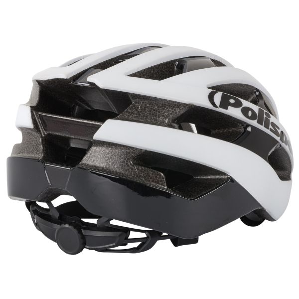 Polisport Light Pro fietshelm met verstelbare banden en ventilatieopeningen, geschikt voor veilig fietsen.