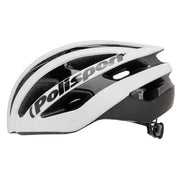 Polisport Light Pro fietshelm met ventilatiegaten en dial-retentiesysteem, lichtgewicht en veilig voor wielrenners.