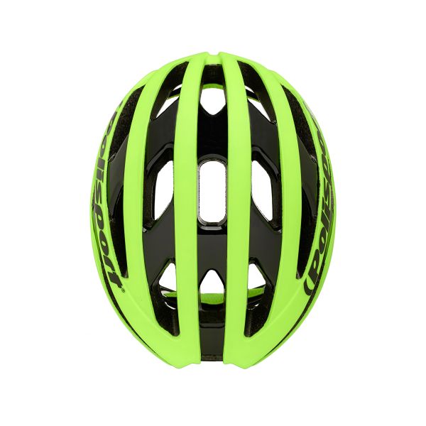 Polisport Light Pro fietshelm met ventilatiegaten en verstelbare riem voor veilige wielerervaring.