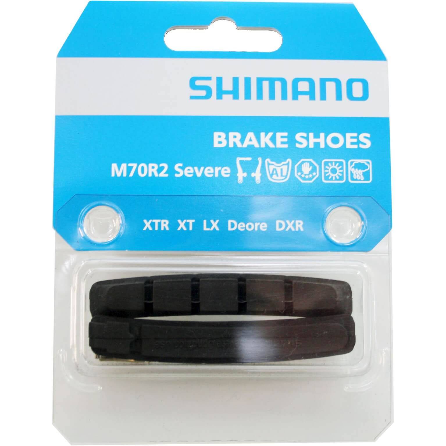 Shimano Remblokrubber V-Br M70R2 + 1Mm - Le Coq Wielerartikelen