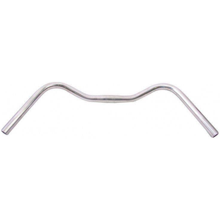 Ergotec Nsu stadsfietsstuur 25,4 x 550 mm van roestvrij staal, gepolijst, voor stadsfietsen en comfortrijden
