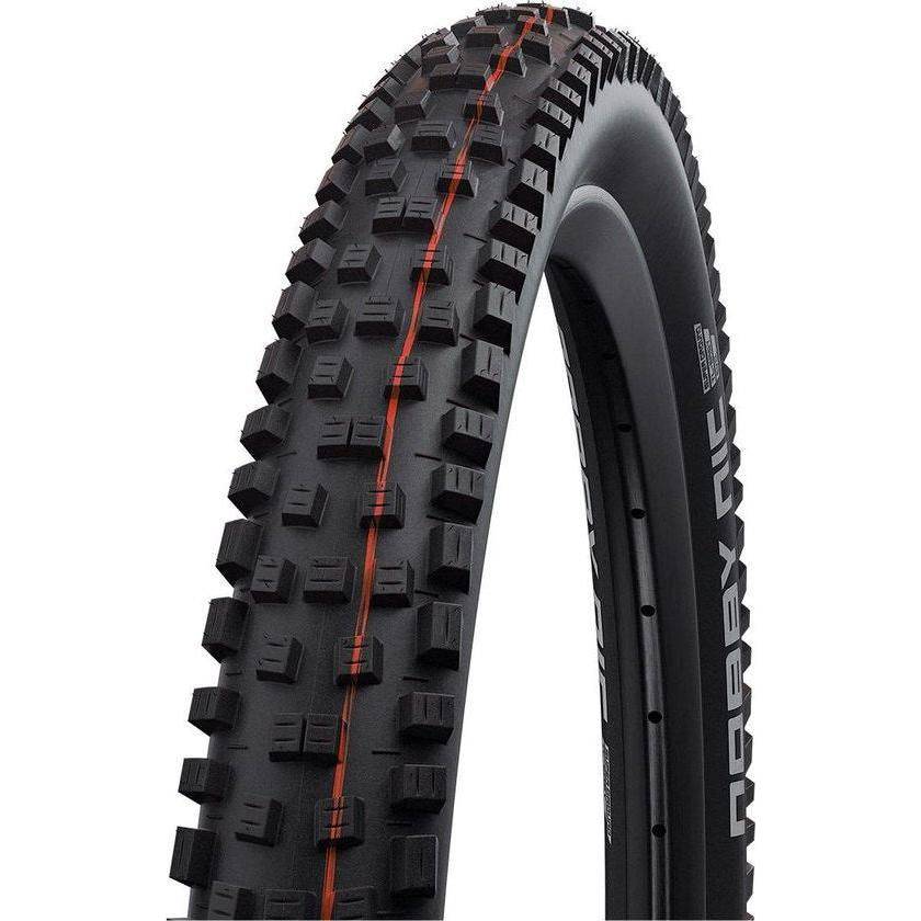 Schwalbe Nobby Nic Addix Soft MTB vouwband 29x2.40 inch met trailpatroon en stevige zijwanden.