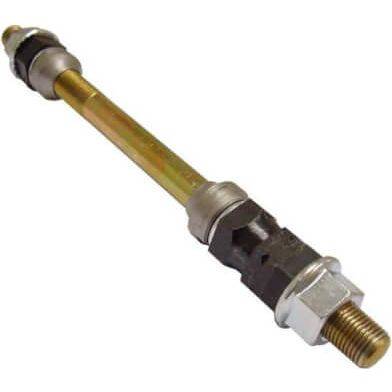Stalen Cyclus achteras voor racefietsen, 173 mm, vast, zichtbaar met assen in de afbeelding.
