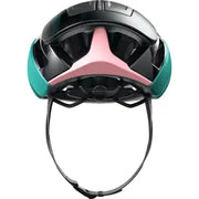 Abus Gamechanger 2.0 racefietshoofdbescherming met aerodynamische Blade-design, zwart met blauwe accenten voor wielrennen
