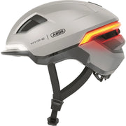 Abus Hyp-E Speed Pedelec helm met geïntegreerde verlichting, zwart, aerodynamisch ontwerp, veilige fietskap met slimme functies