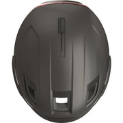 Abus Hyp-E Ace smart speed pedelechelm met geïntegreerde verlichting en aerodynamisch ontwerp, zichtbaar van voren.