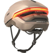 Abus Hyp-E Speed Pedelec fietshelm met geïntegreerde verlichting, zwart met aerodynamisch ontwerp en verstelbare ventilatieopeningen