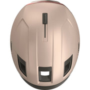 Abus Hyp-E slimme Speed Pedelec helm met geïntegreerde verlichting en aerodynamisch ontwerp, geschikt voor elektrische fietsen.
