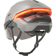 Abus Hyp-E Bl.ace speed pedelec fietshelm met geïntegreerde verlichting, zwart, aerodynamisch design en comfortabele pasvorm