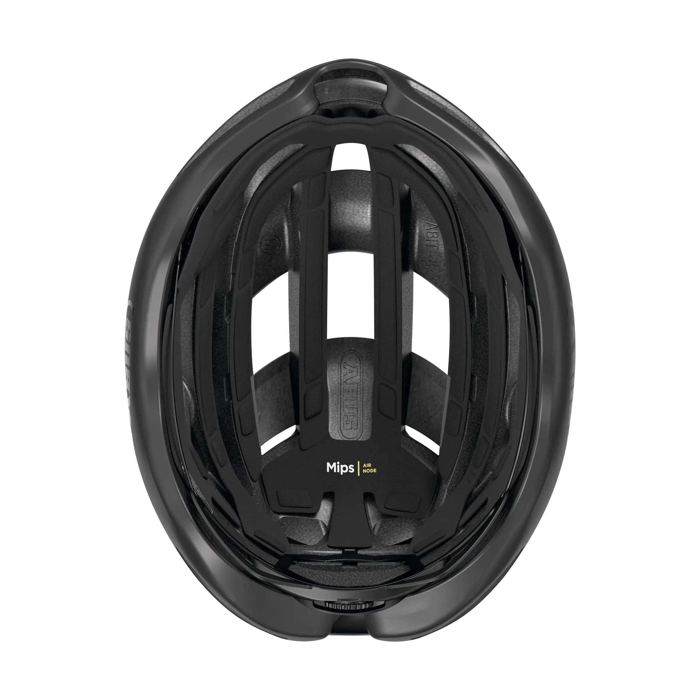 Abus Airbreaker 2.0 Mips racefietshelm met ventilatie en lichtgewicht ontwerp voor wielrennen, zichtbaar vanaf de zijkant.