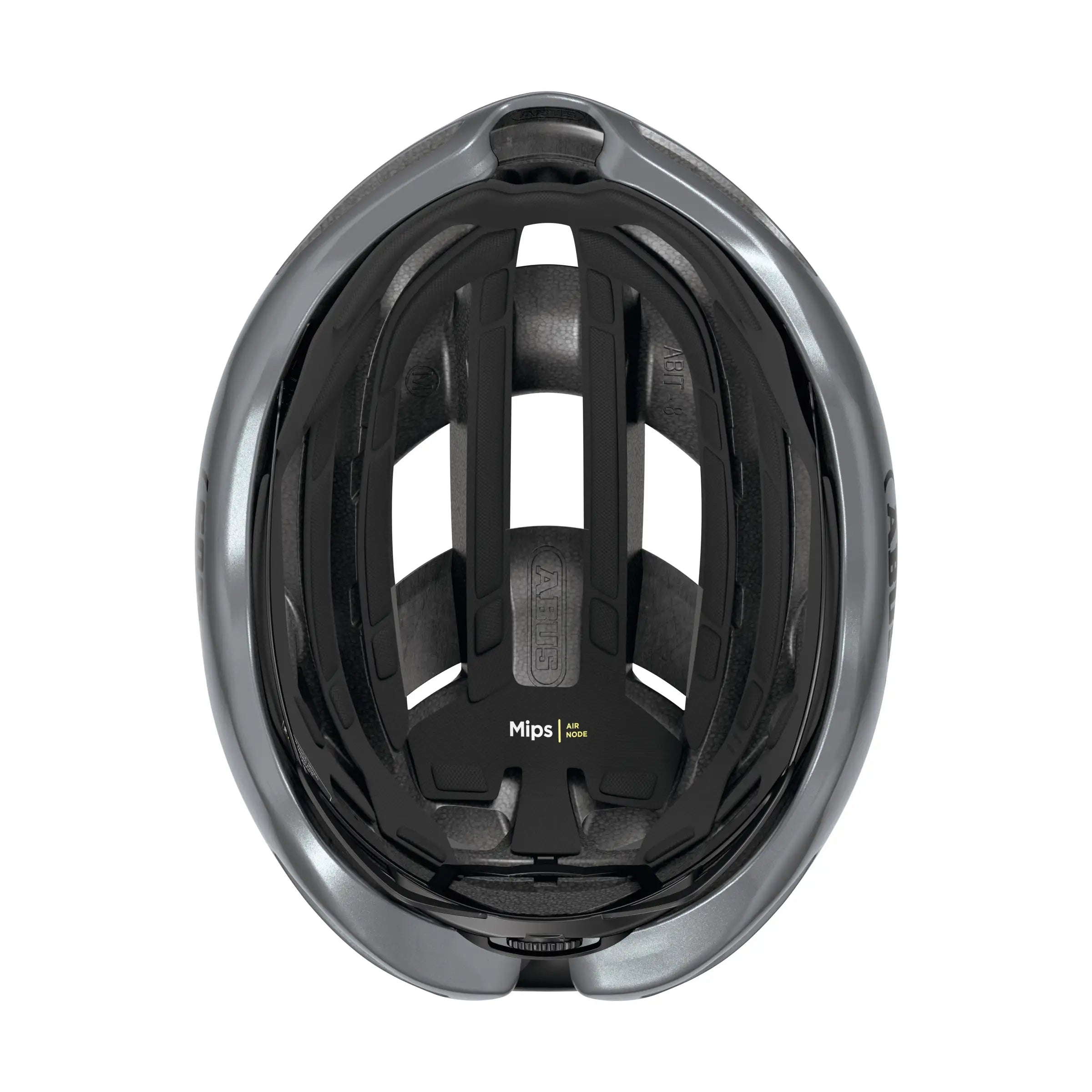 Abus Airbreaker 2.0 Mips racehelm met ventilatie en ultralicht gewicht voor racefietsers, zichtbaar in de afbeelding.