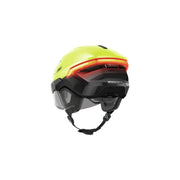 Abus Hyp-E Blace speed pedelec fietshelm met geïntegreerde verlichting, zwart, aerodynamisch ontwerp en veilige pasvorm