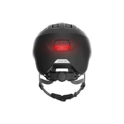 Abus Smiley 3.0 Ace led kinderfietshelm met oplaadlicht, kleurrijk en veilig voor kinderen, met verstelbare strap en ventilatiegaten.