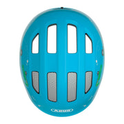 Abus Smiley 3.0 kinderfietshelm voor meisjes en jongens, roze met vrolijke patronen, beschermt veilig tijdens het fietsen.