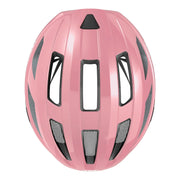 Abus Macator racefiets helm met goede ventilatie en sportief ontwerp, geschikt voor wielrenners, zichtbaar in de afbeelding.