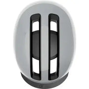 Abus Hud-Y urban E-bike helm met magnetisch USB-achterlicht, lichte en veilige fietshandschoen voor stadsgebruik