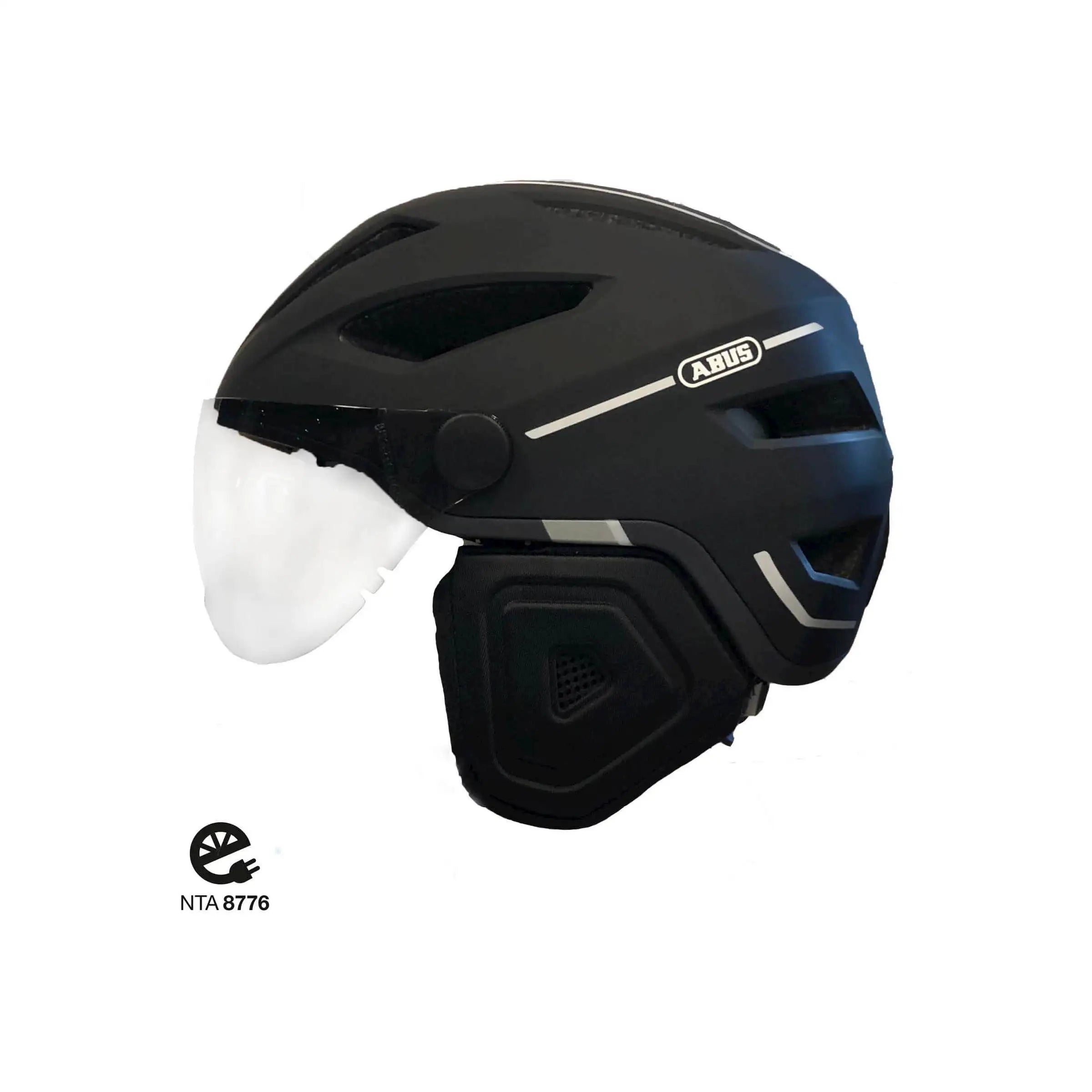 Abus Pedelec 2.0 Ace speed pedelec helm met regenkap en oplaadbare lamp, lichte en veilige fietshelm voor elektrische fietsen