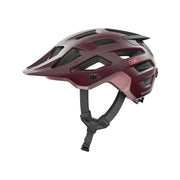 Abus Moventor 2.0 MTB-helm met ventilatiegaten en verstelbare riem, geschikt voor mountainbiken.