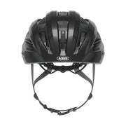 Abus Macator racefietshelm met goede ventilatie en sportief ontwerp, ideaal voor wielrenners en fietsers.