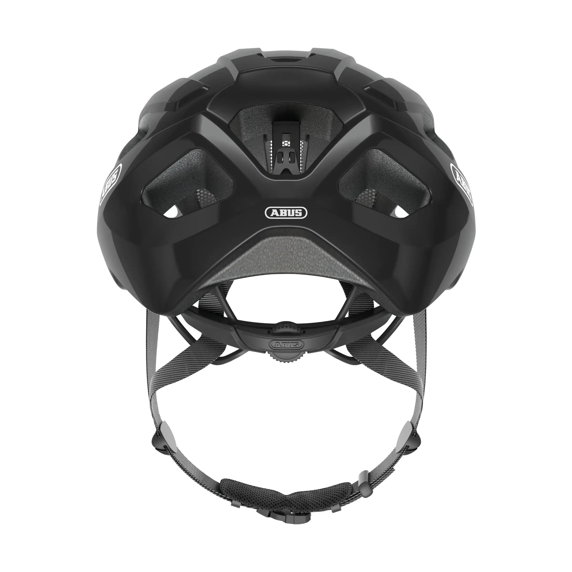 Abus Macator racefiets helm met goede ventilatie en sportieve uitstraling, lichtgewicht instaphelm voor wielrenners.