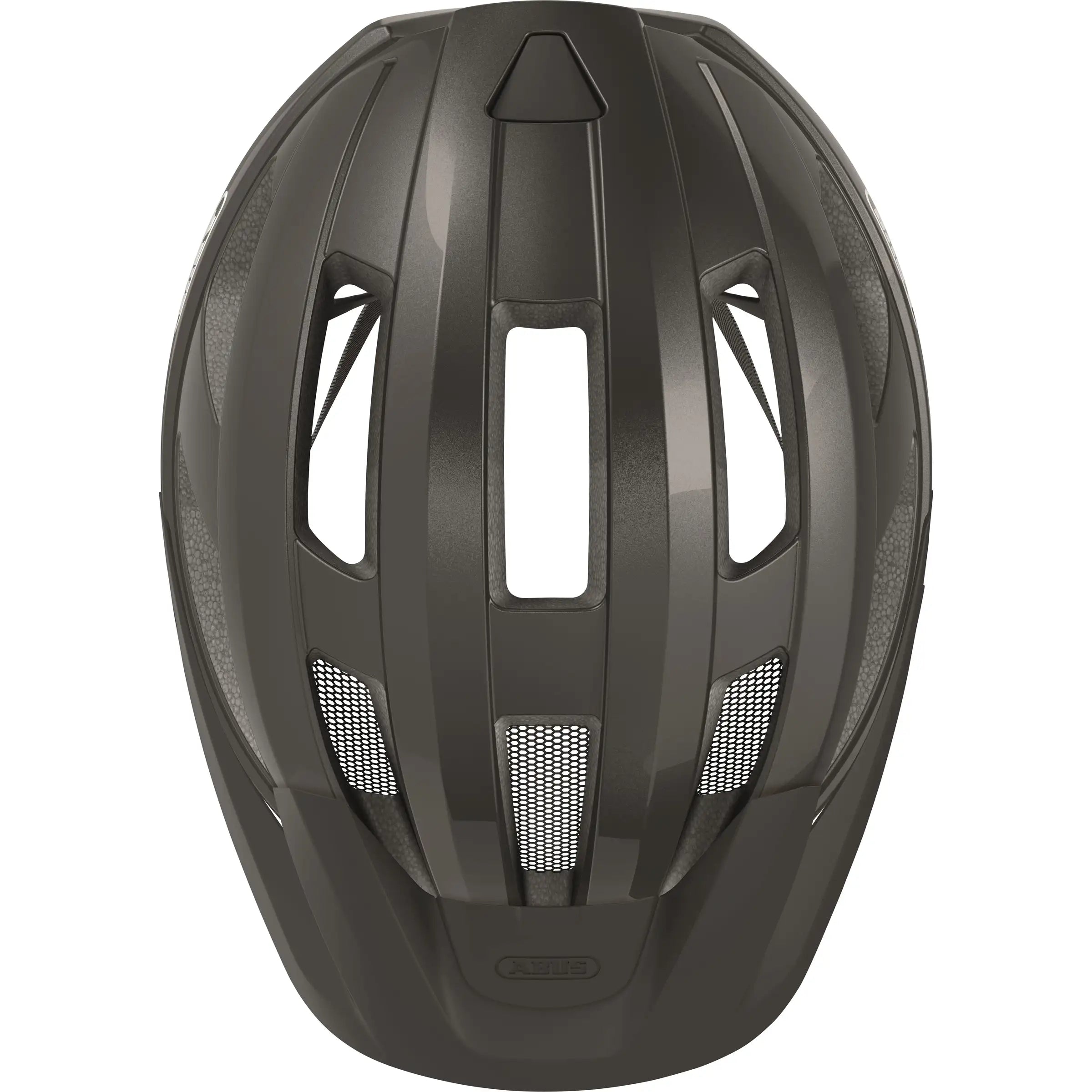 Abus Macator racefietshelm met goede ventilatie en sportief ontwerp, lichtgewicht instaphelm voor wielrenners, zwart met ventilatiegaten