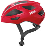 Abus Macator racefietshelm met goede ventilatie en sportief ontwerp, lichte instaphelm voor wielrenners.