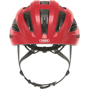 Abus Macator racefietshelm met goede ventilatie en sportief ontwerp, geschikt voor snel fietsen en comfort.