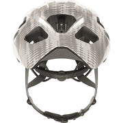 Abus Macator racefietshelm met goede ventilatie en sportief ontwerp, geschikt voor wielrenners en instapgebruik.
