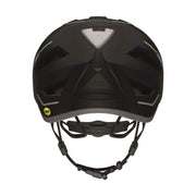 Abus Speed Pedelec helm met Mips, regenkap en oplaadbare lamp, ontworpen voor elektrische fietsen en extra veiligheid.