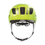 Abus Hyban 2.0 speed pedelec fietshelm met geïntegreerd led-achterlicht en verstelbare ventilatieopeningen.