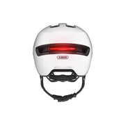 Abus Hud-Y Ace speed pedelec helm met geïntegreerd glazen vizier en USB-achterlicht, veilige fietshelm voor elektrische fietsen