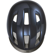 Abus Purl-Y Speed Pedelec helm met NTA-classificatie, zwart en comfortabel, zichtbaar op een witte achtergrond.
