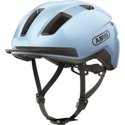 Abus Purl-Y Speed Pedelec fietshelm in zwart met aerodynamisch ontwerp en NTA-geclassificeerde veiligheidslabels.