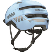 Abus Speed Pedelec fietshelm Purl-Y, NTA geclassificeerd, met ventilatieopeningen en zachte binnenvoering, op een witte achtergrond.