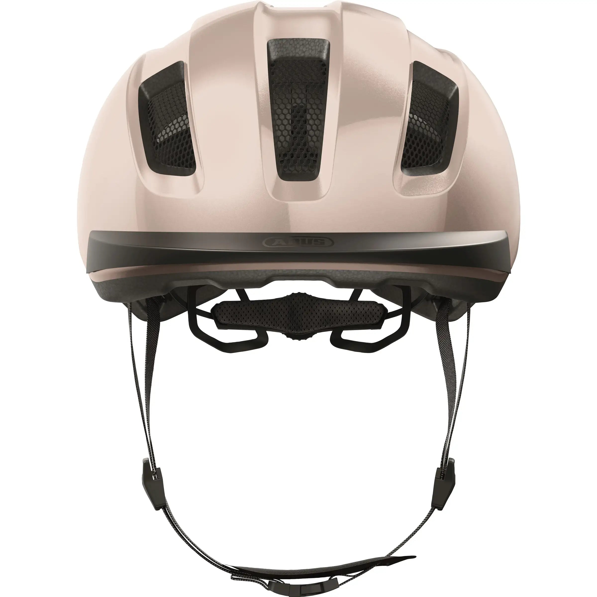 Abus Purl-Y Speed Pedelec helm, NTA-geclassificeerd, met ventilatiegaten en verstelbare riem, geschikt voor elektrische fietsen.