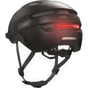 Abus Purl-Y Ace speed pedelec helm met geïntegreerd oplaadbaar LED-licht en NTA-geclassificeerd, lichte en veilige fietshelm.