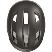 Abus Purl-Y Ace speed pedelec fietshelm met oplaadbaar LED-licht, NTA-geclassificeerd en aerodynamisch ontwerp.