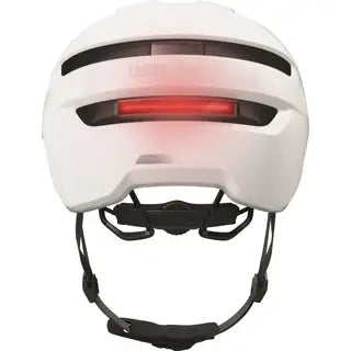 Abus Purl-Y Ace Speed Pedelec Fietshelm met aerodynamisch ontwerp en ventilatieopeningen, geschikt voor snel e-bikes.