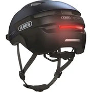 Abus Purl-Y Ace speed pedelec fietshelm met geïntegreerd oplaadbaar LED-licht en NTA-geclassificeerde bescherming.