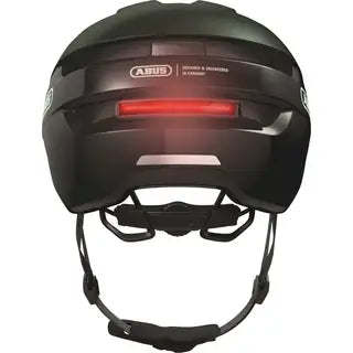 Abus Purl-Y Ace Speed Pedelec helm, roze met ventilatiegaten, goede pasvorm en bescherming voor elektrische fietsers.