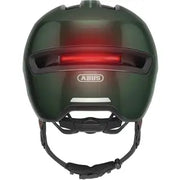 Abus Hud-Y Urban E-bike helm met magnetische USB-LED verlichting, zwart, comfortabel en veilig voor stadsritten