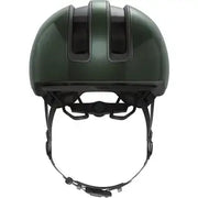 Abus Hud-Y urban e-bike helm met magnetische USB-led verlichting, zwart, comfortabele pasvorm en stevig ontwerp
