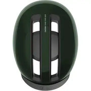 Abus Hud-Y urban e-bike helm met magnetische USB-led verlichting, comfortabel en veilig voor stadsfietsen.