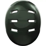 Abus Skurb Urban Safety MTB-helm met ventilatiegaten en verstelbare banden op een fietshelm voor stads- en mountainbiketoepassingen