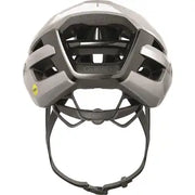 Abus Powerdome Mips racefietshelm in zwart met ventilatieopeningen en Mips-systeem, gemaakt in Italië.