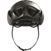 Abus Gamechanger 2.0 racefiets helm met aerodynamisch design en Blade ventilatie, zichtbaar van voren in de afbeelding