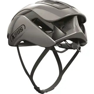 Abus Gamechanger 2.0 Aero Blade racefiets helm met aerodynamisch ontwerp en ventilatieopeningen voor wielrennen.